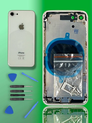 Backcover für iphone weiß - iphone, 8